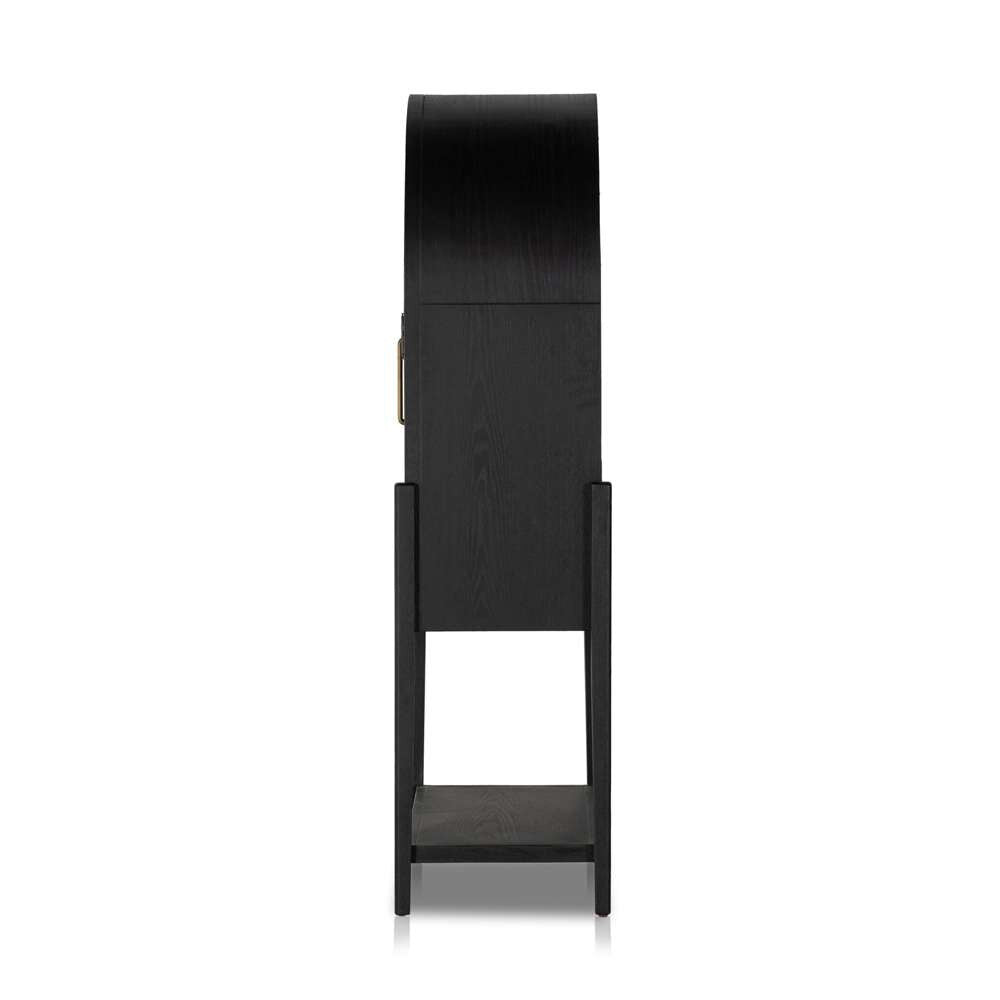 Four Hands - Tolle Bar Cabinet - Drifted Matte Black - 234848-001 veiw 9