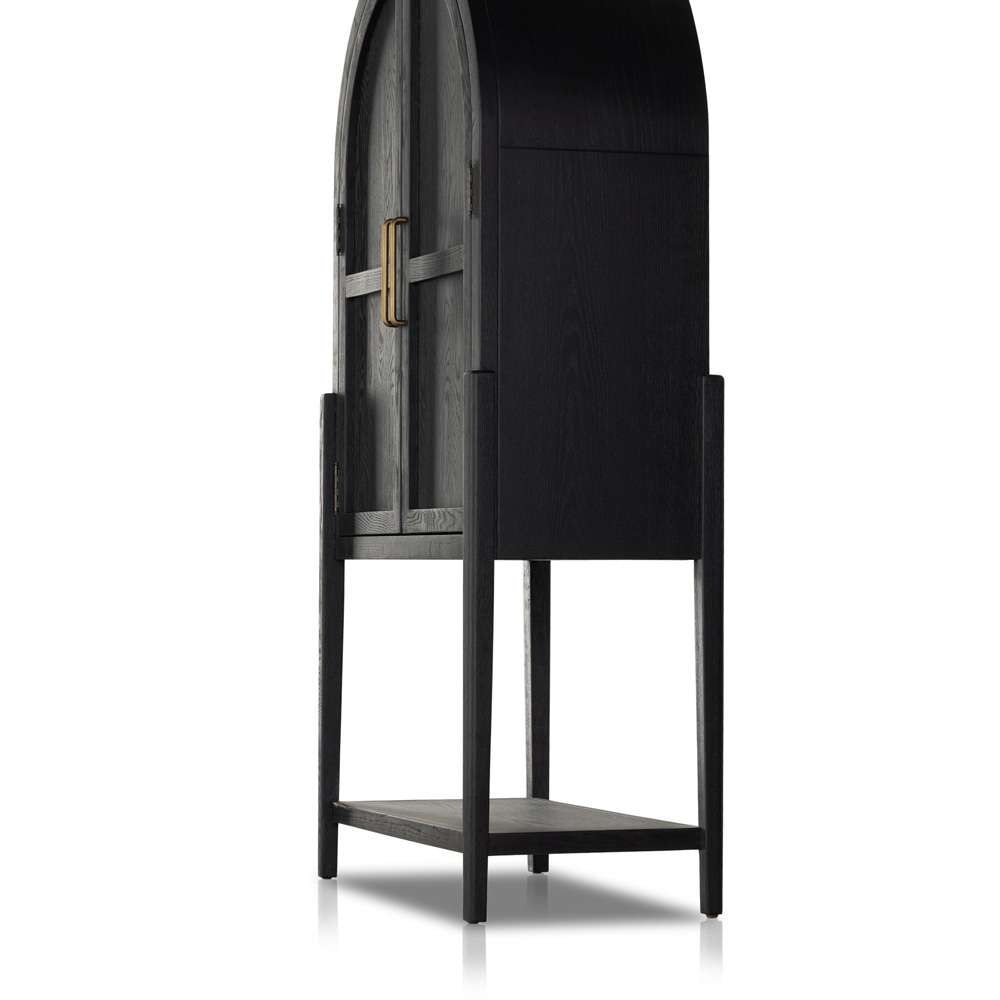 Four Hands - Tolle Bar Cabinet - Drifted Matte Black - 234848-001 veiw 10