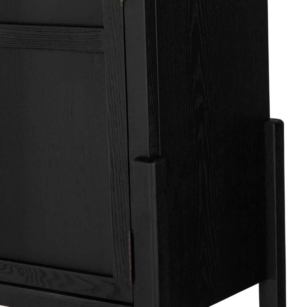 Four Hands - Tolle Bar Cabinet - Drifted Matte Black - 234848-001 veiw 12