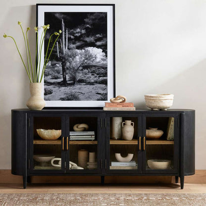Four Hands - Tolle Sideboard - Drifted Matte Black - 234883-001 veiw 4