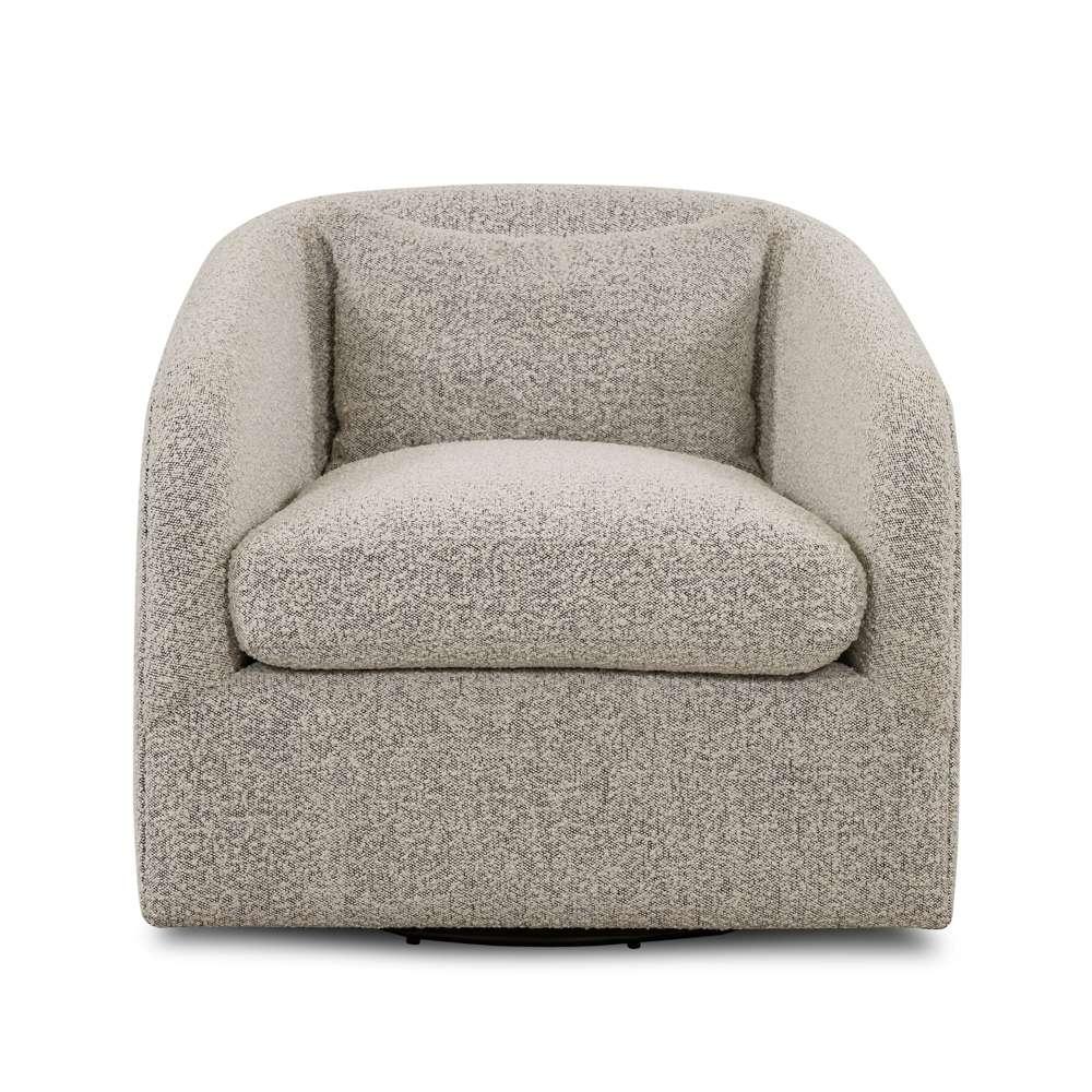 Four Hands - Topanga Swivel Chair - Knoll Domino - 106008-009 veiw 3