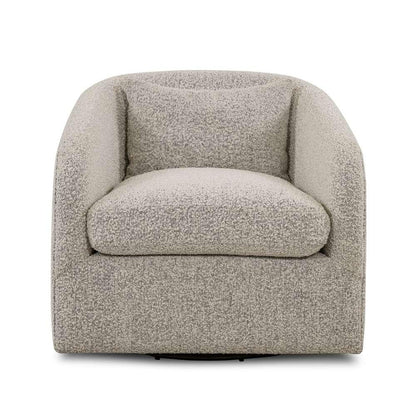 Four Hands - Topanga Swivel Chair - Knoll Domino - 106008-009 veiw 3