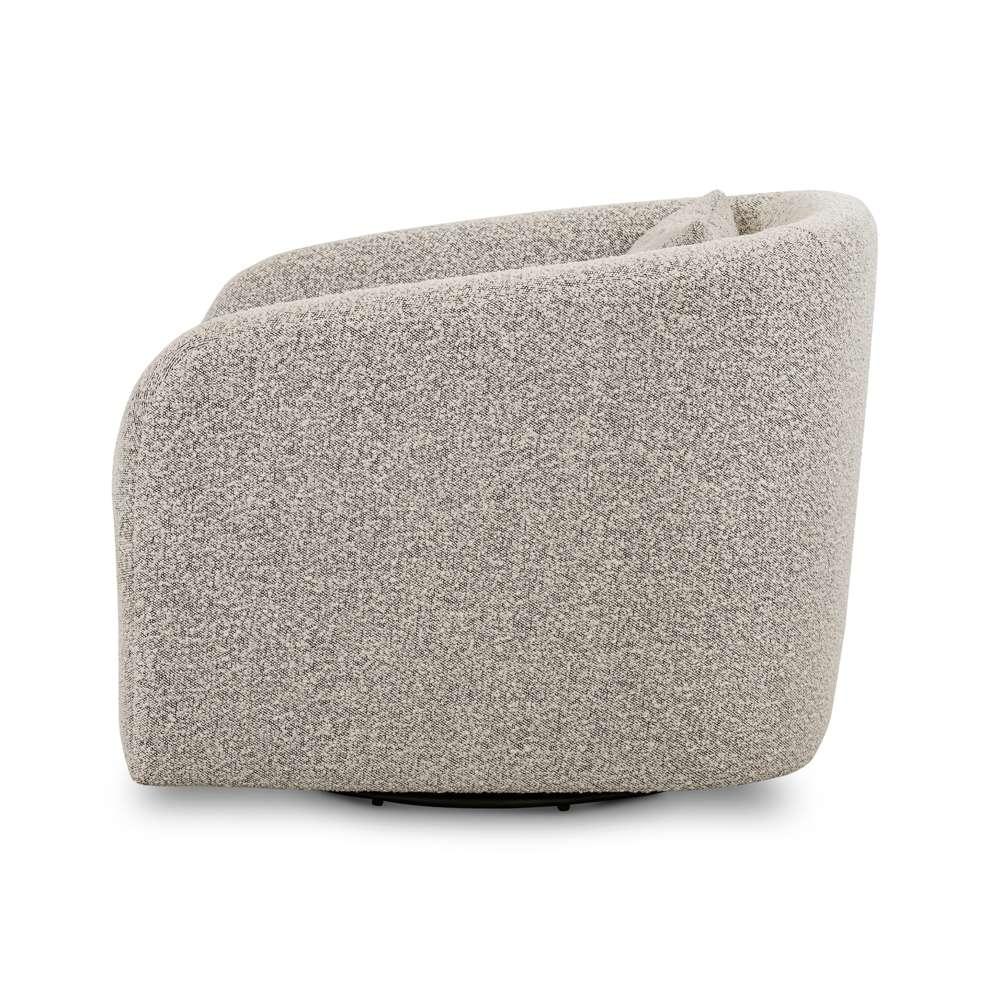 Four Hands - Topanga Swivel Chair - Knoll Domino - 106008-009 veiw 4