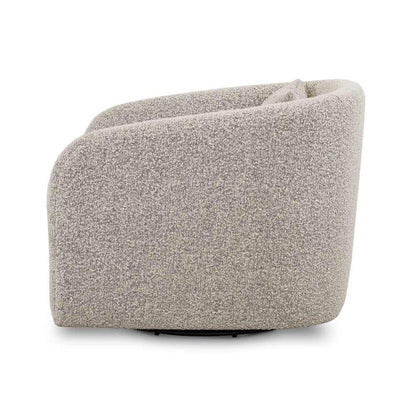 Four Hands - Topanga Swivel Chair - Knoll Domino - 106008-009 veiw 4