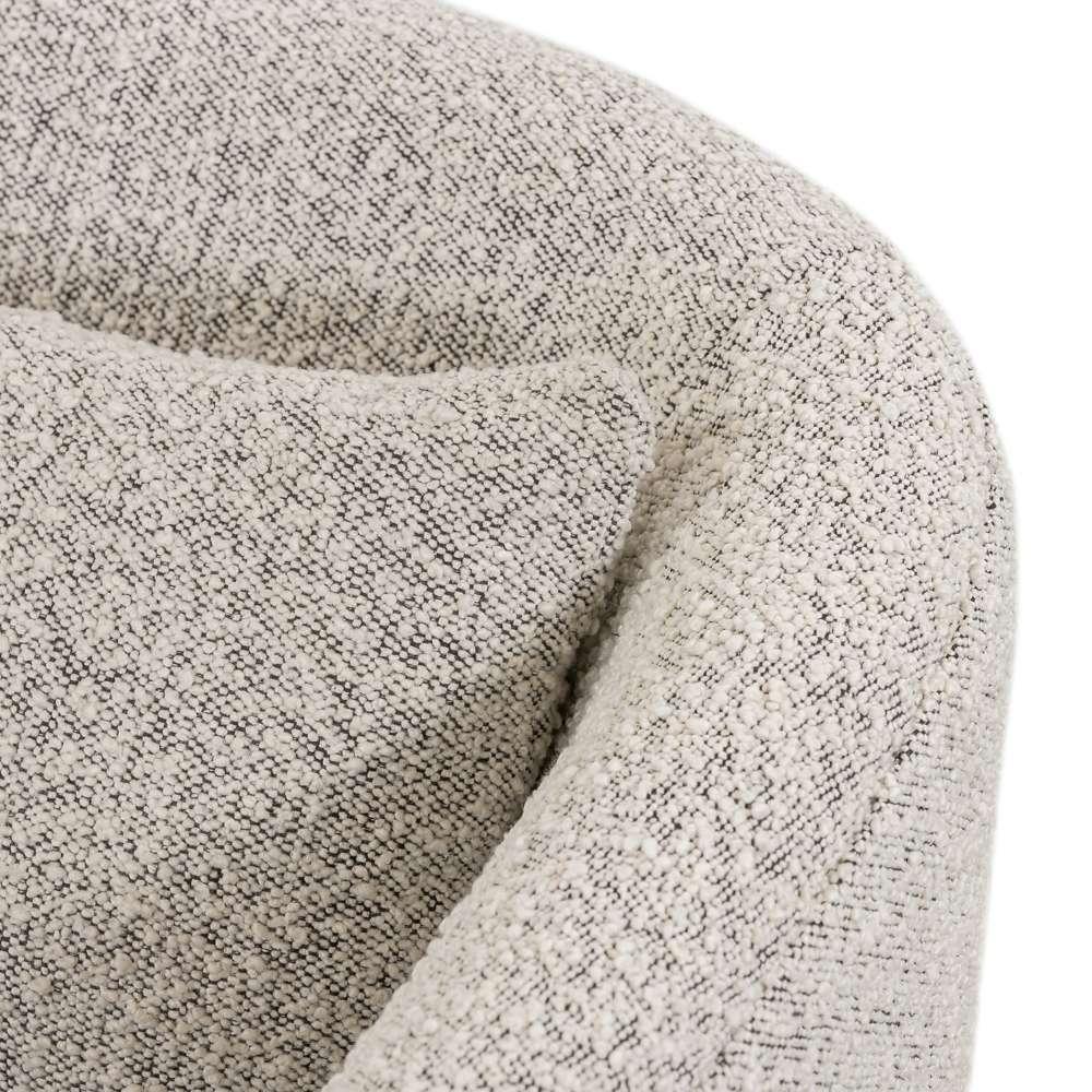 Four Hands - Topanga Swivel Chair - Knoll Domino - 106008-009 veiw 8