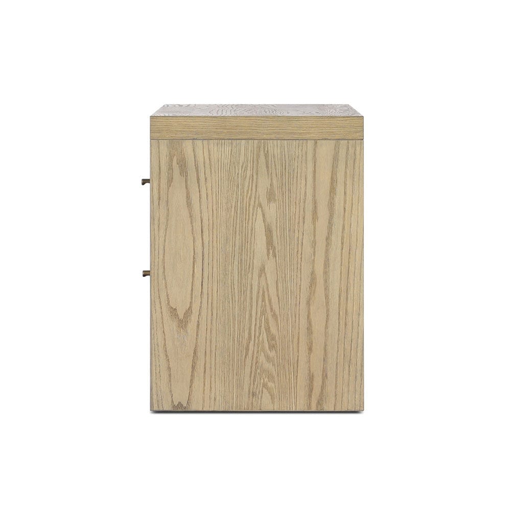 Four Hands - Torrington Charging Nightstand - Sandy Oak Resawn - 238222-002 view 3