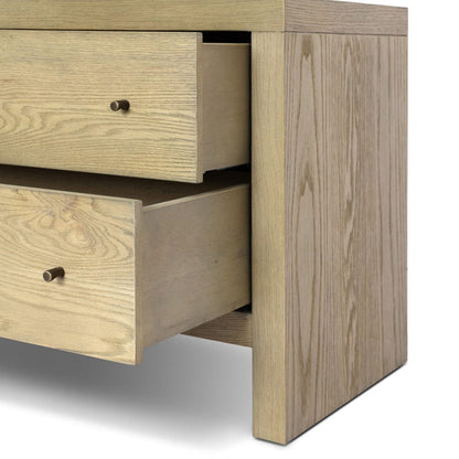 Four Hands - Torrington Charging Nightstand - Sandy Oak Resawn - 238222-002 view 7