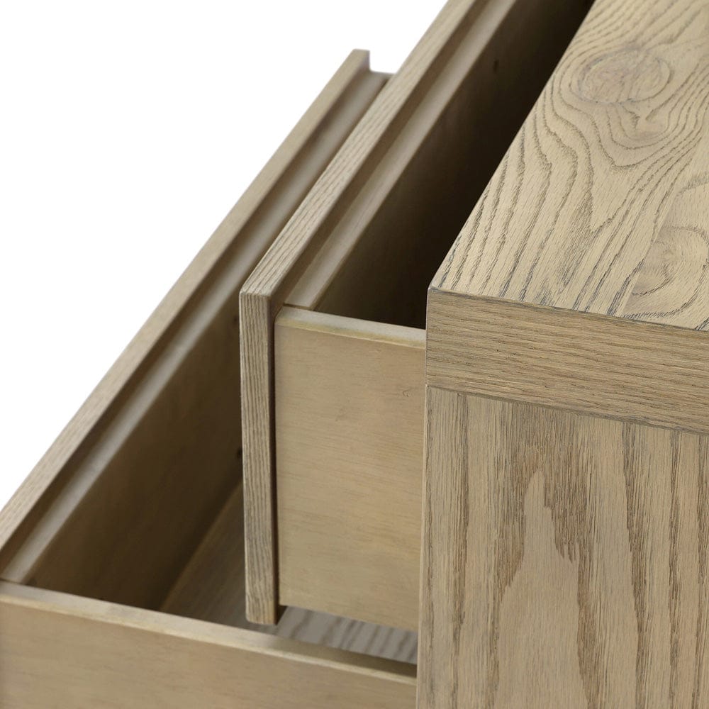 Four Hands - Torrington Charging Nightstand - Sandy Oak Resawn - 238222-002 view 9