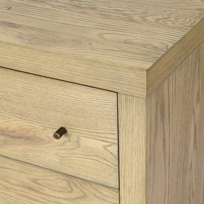 Four Hands - Torrington Charging Nightstand - Sandy Oak Resawn - 238222-002 view 11