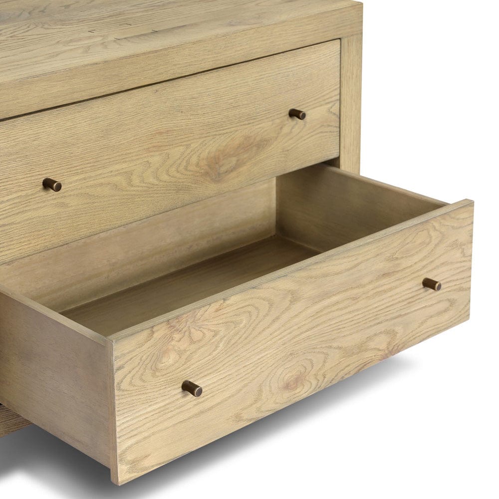 Four Hands - Torrington Charging Nightstand - Sandy Oak Resawn - 238222-002 view 12