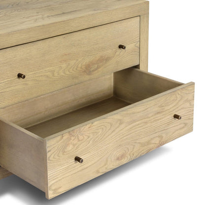 Four Hands - Torrington Charging Nightstand - Sandy Oak Resawn - 238222-002 view 12