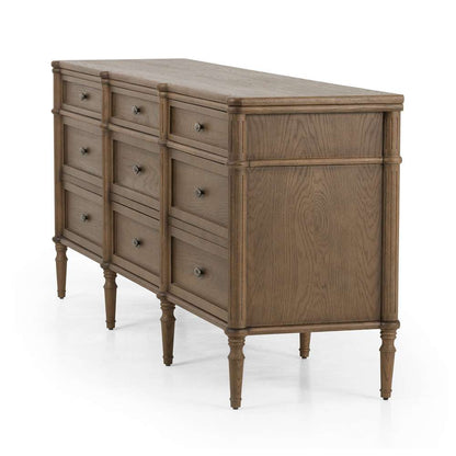Four Hands - Toulouse 9 Drawer Dresser - Toasted Oak - 232860-001 veiw 2