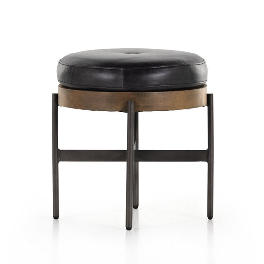 Four Hands - Townsend - Edwyn Accent Stool - Sonoma Black - 224314-002 veiw 1