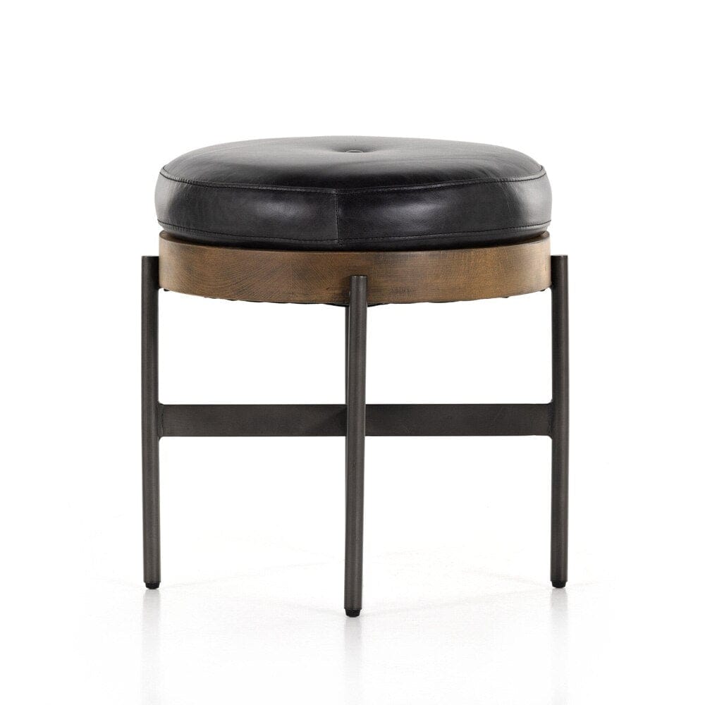 Four Hands - Townsend - Edwyn Accent Stool - Sonoma Black - 224314-002 veiw 3