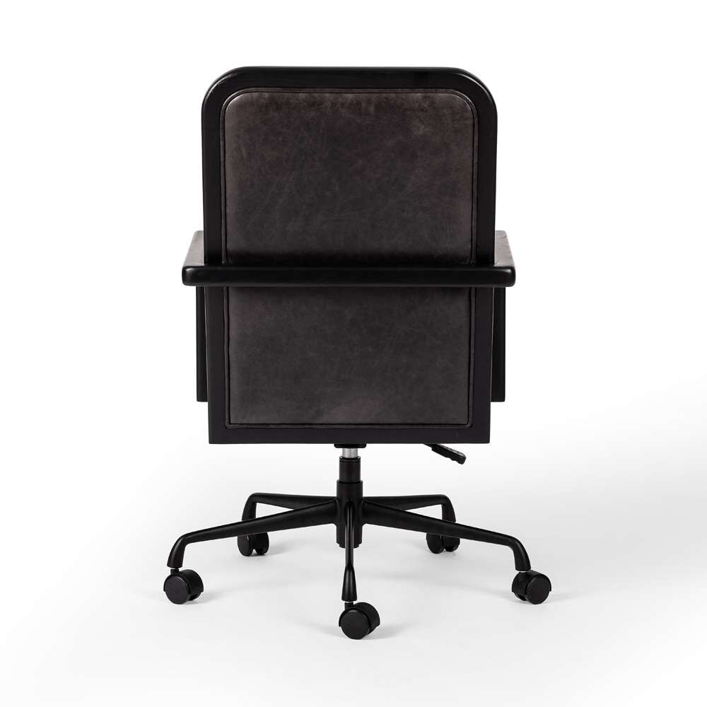 Four Hands - Townsend - Lacey Desk Chair-Brushed Ebony - 234108-003 veiw 2