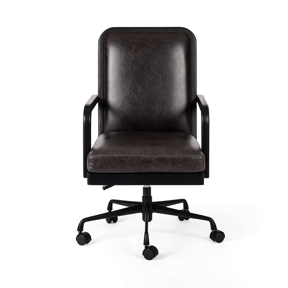 Four Hands - Townsend - Lacey Desk Chair-Brushed Ebony - 234108-003 veiw 7