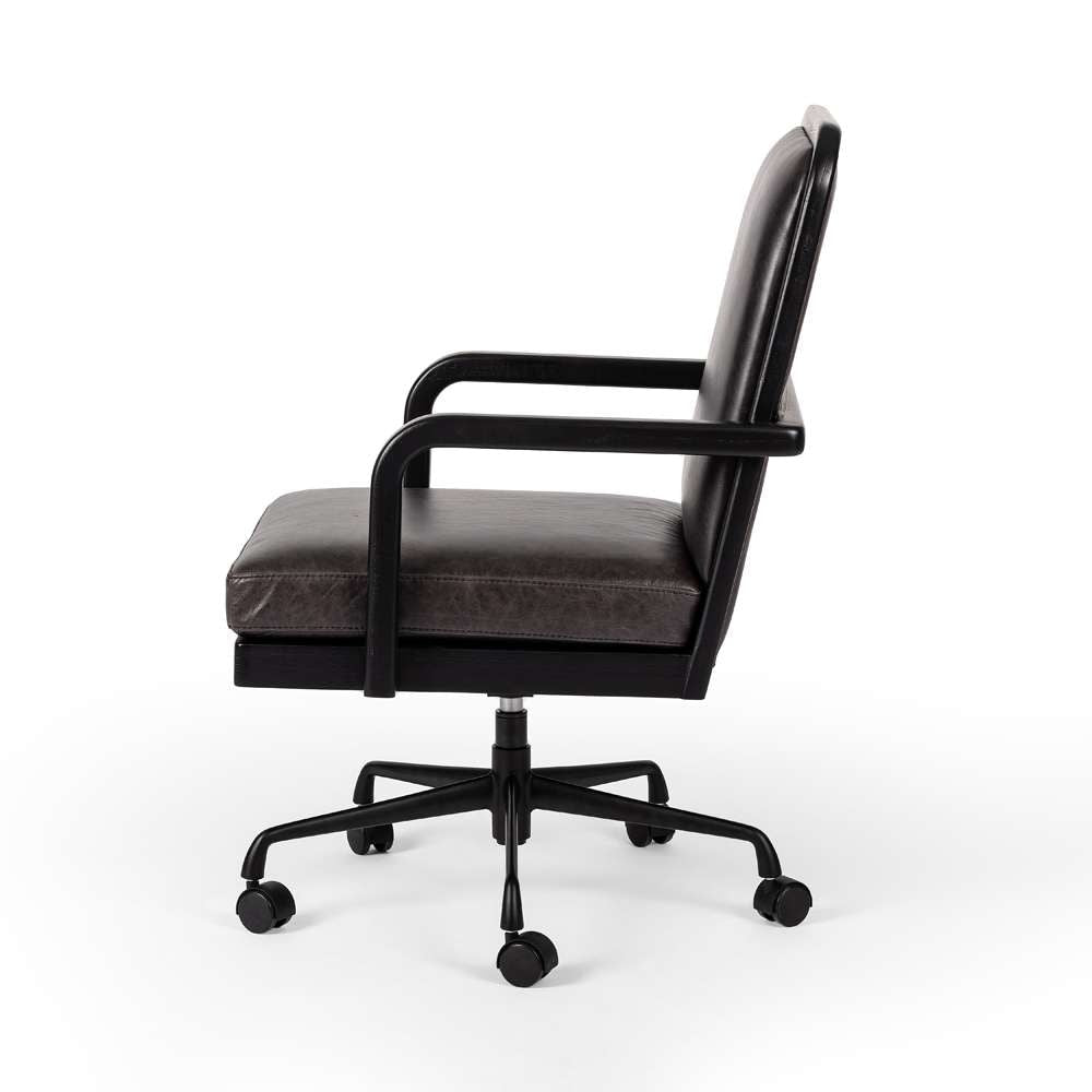 Four Hands - Townsend - Lacey Desk Chair-Brushed Ebony - 234108-003 veiw 8