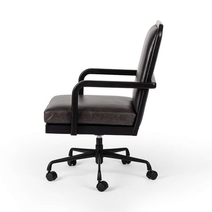 Four Hands - Townsend - Lacey Desk Chair-Brushed Ebony - 234108-003 veiw 8