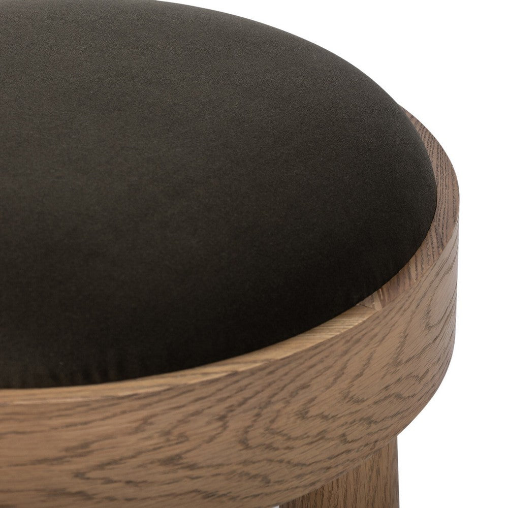 Four Hands - Townsend - Louise Accent Stool - Modern Velvet Loden - 241017-006_CLOSEOUT view 6