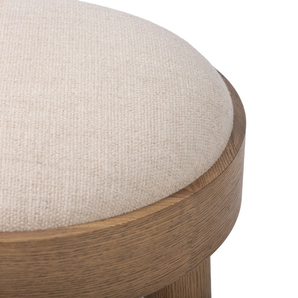 Four Hands - Townsend - Louise Accent Stool - Thames Cream - 241017-005_CLOSEOUT view 6