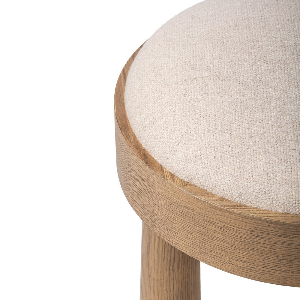 Four Hands - Townsend - Louise Accent Stool - Thames Cream - 241017-005_CLOSEOUT view 7