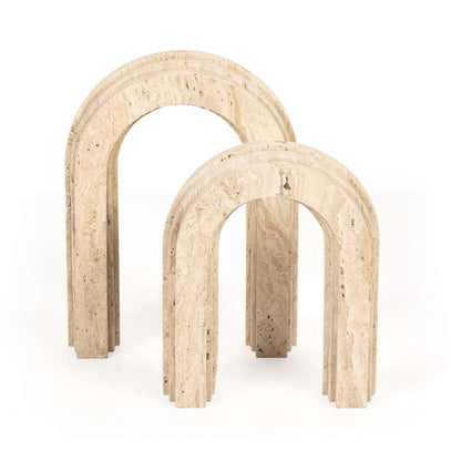 Four Hands - Travertine Arches - White Travertine - 227676-001 veiw 1