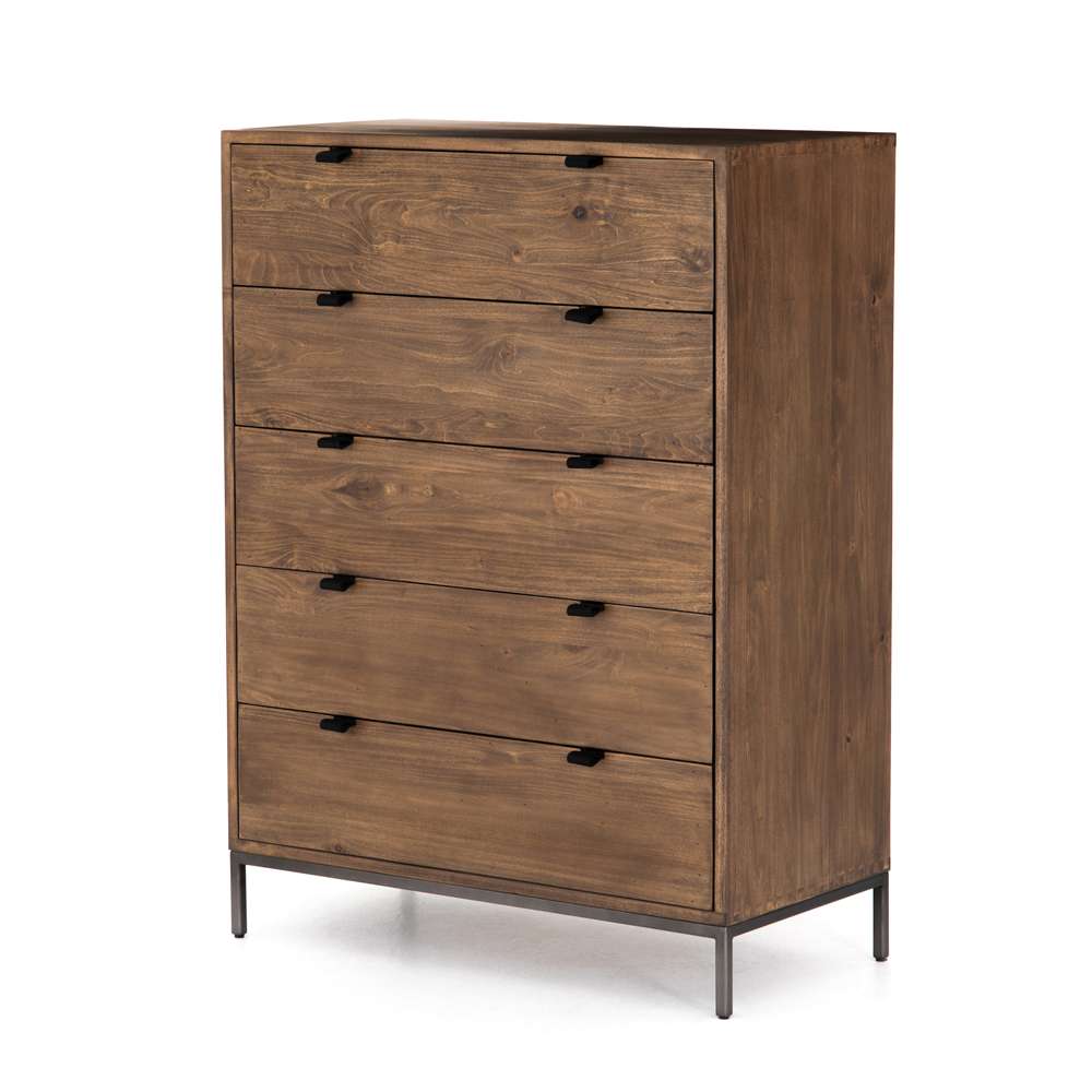 Four Hands - Trey 5 Drawer Dresser - Auburn Poplar - 108604-004 veiw 1