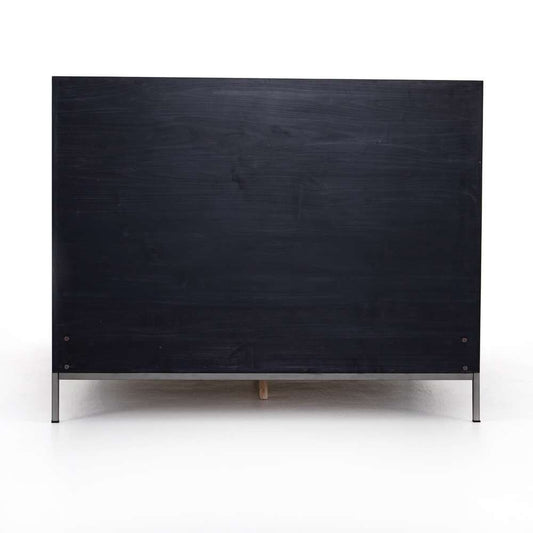 Four Hands - Trey Bed - Black Wash Poplar - King - 109337-003 veiw 2