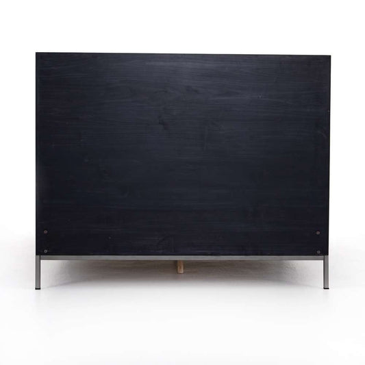 Four Hands - Trey Bed - Black Wash Poplar - Queen - 109337-004 veiw 2