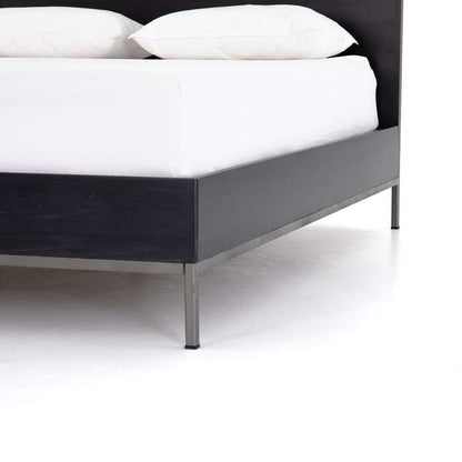 Four Hands - Trey Bed - Black Wash Poplar - Queen - 109337-004 veiw 5