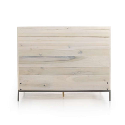 Four Hands - Trey Bed - Dove Poplar - King - 109337-005 veiw 2