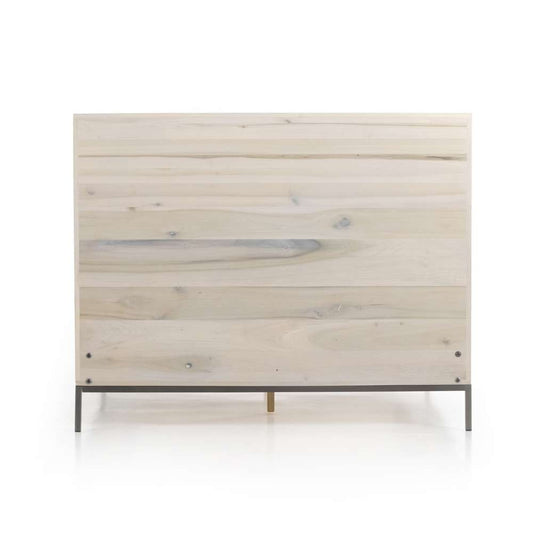 Four Hands - Trey Bed - Dove Poplar - Queen - 109337-006 veiw 2