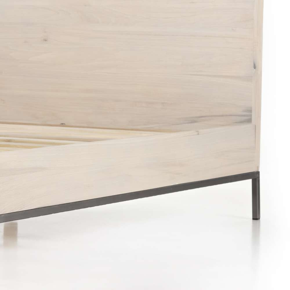 Four Hands - Trey Bed - Dove Poplar - Queen - 109337-006 veiw 3