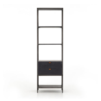 Four Hands - Trey Bookshelf-Black Wash Poplar - UFUL-032A veiw 3