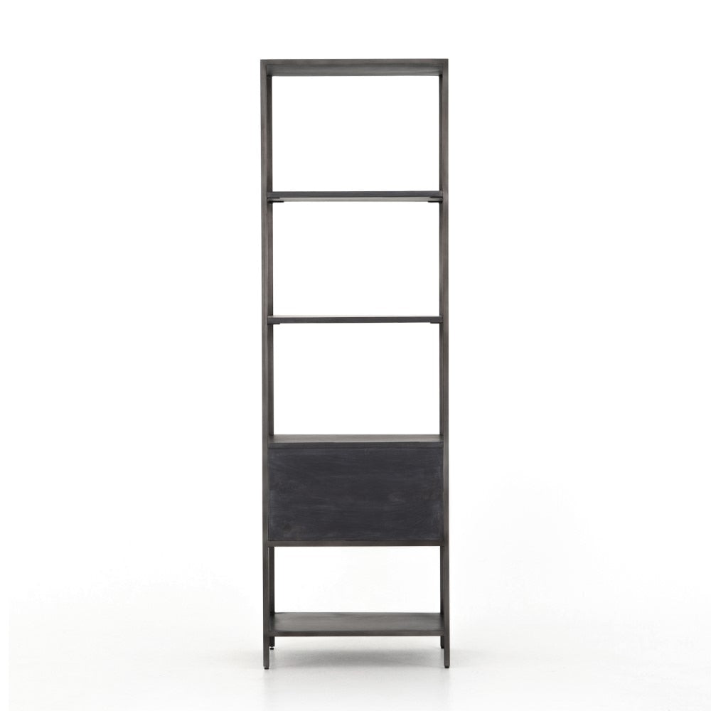 Four Hands - Trey Bookshelf-Black Wash Poplar - UFUL-032A veiw 5