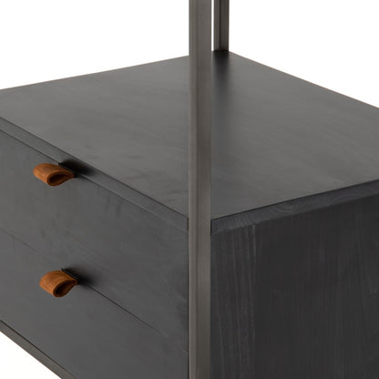 Four Hands - Trey Bookshelf-Black Wash Poplar - UFUL-032A veiw 7