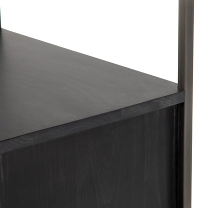 Four Hands - Trey Bookshelf-Black Wash Poplar - UFUL-032A veiw 10