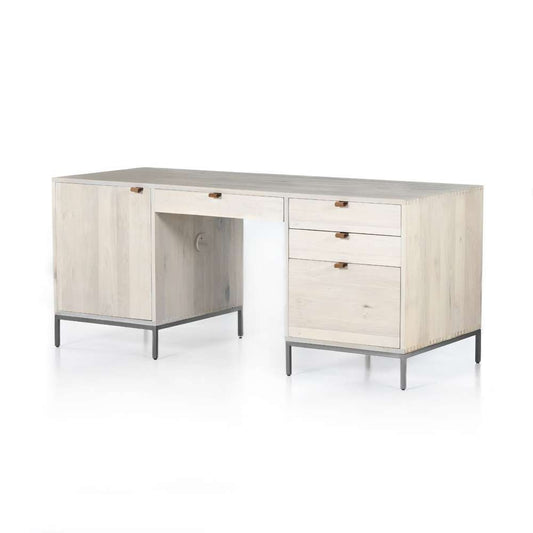 Four Hands - Trey Executive Desk - Dove Poplar - 223816-003 veiw 1
