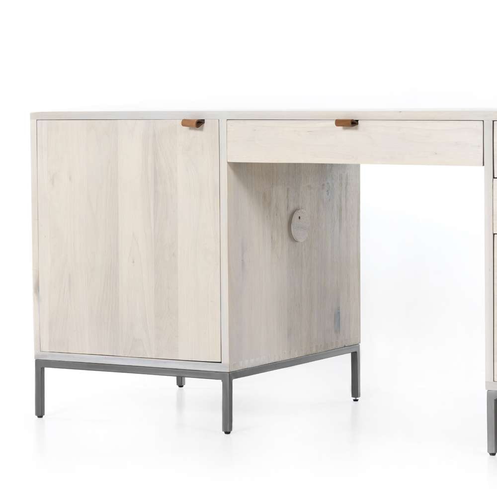 Four Hands - Trey Executive Desk - Dove Poplar - 223816-003 veiw 3