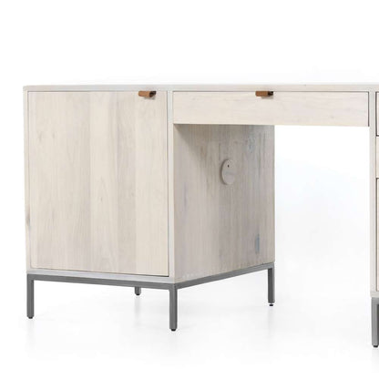 Four Hands - Trey Executive Desk - Dove Poplar - 223816-003 veiw 3