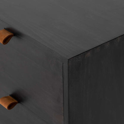 Four Hands - Trey Media Console - Black Wash Poplar - UFUL-031A veiw 5