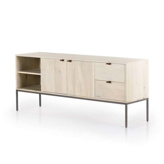 Four Hands - Trey Media Console - Dove Poplar - 107315-005 veiw 1