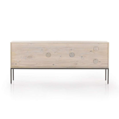 Four Hands - Trey Media Console - Dove Poplar - 107315-005 veiw 3