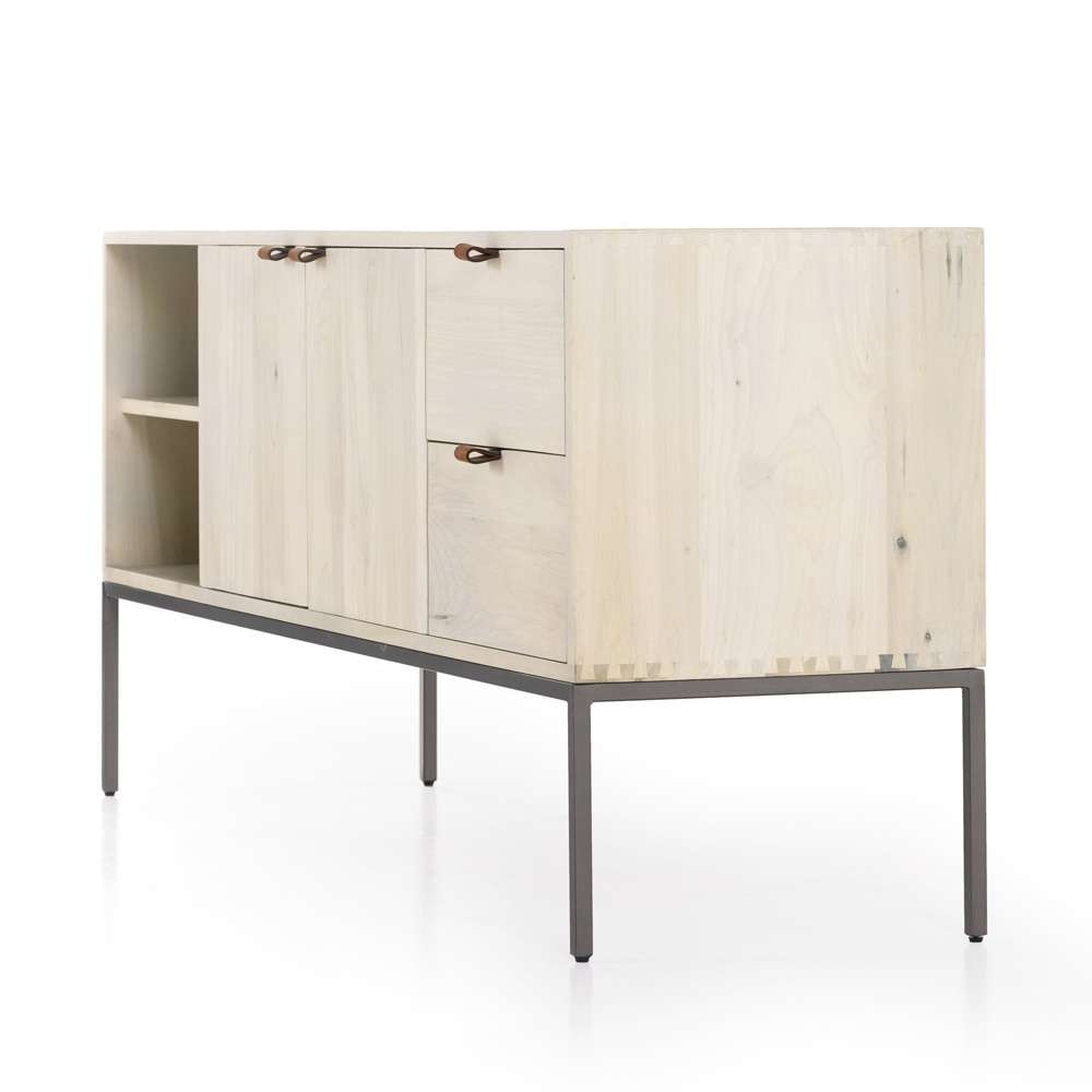 Four Hands - Trey Media Console - Dove Poplar - 107315-005 veiw 8
