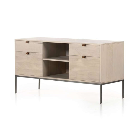 Four Hands - Trey Modular Filing Credenza - Dove Poplar - 107319-004 veiw 1