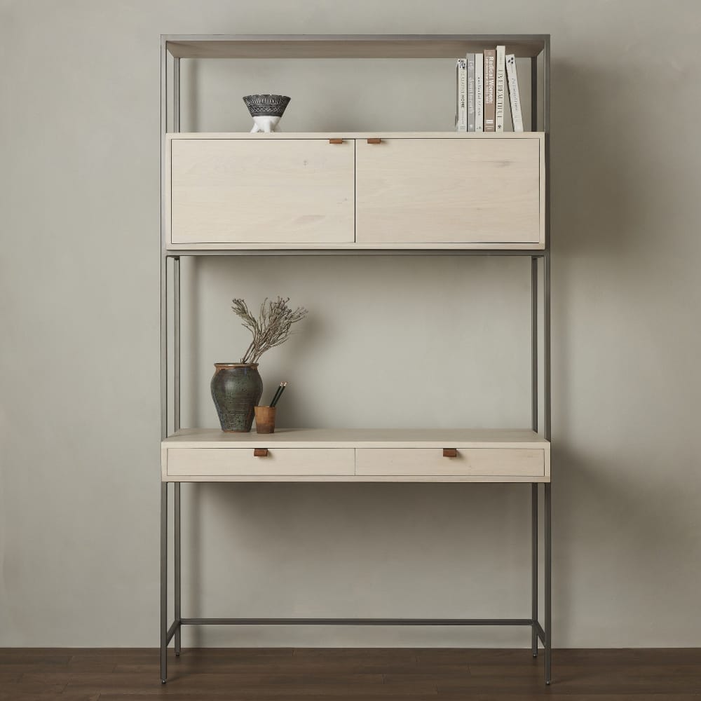 Four Hands - Trey Modular Wall Desk - Dove Poplar - 223959-003 veiw 13