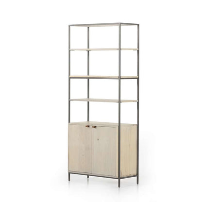 Four Hands - Trey Modular Wide Bookcase - Dove Poplar - 223961-003 veiw 1