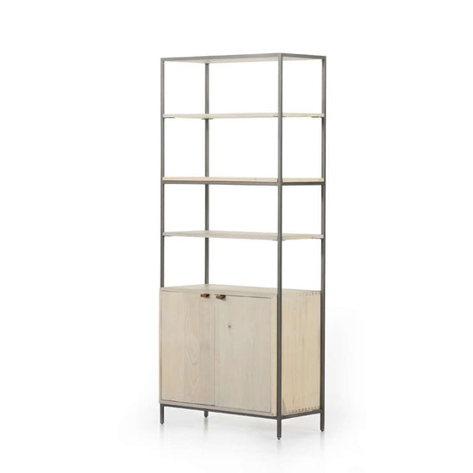 Four Hands - Trey Modular Wide Bookcase - Dove Poplar - 223961-003 veiw 1