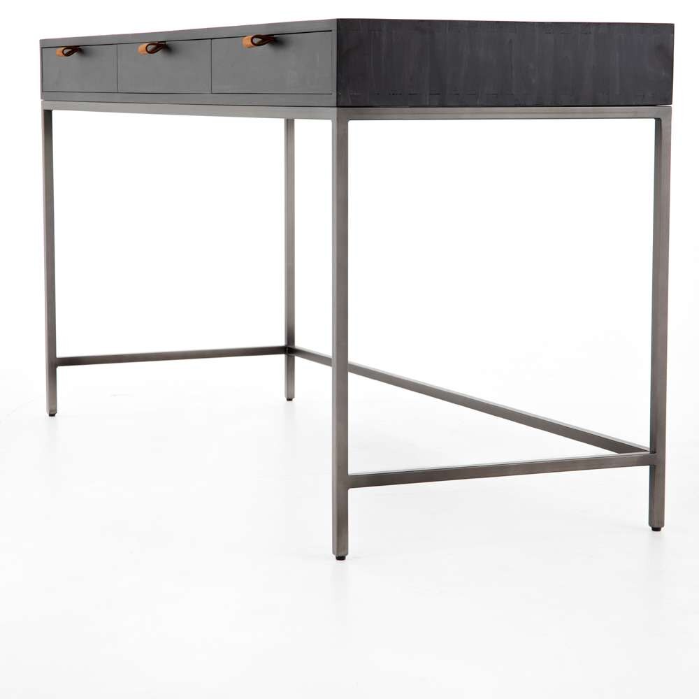 Four Hands - Trey Modular Writing Desk - Black Wash Pop - UFUL-033A veiw 3