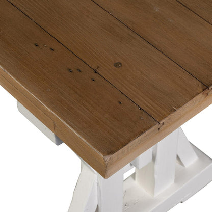 Four Hands - Tuscanspring Dining Bench - Limestone White - VTUD-06-3637 view 4